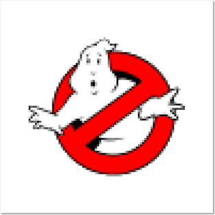 Ghostbusters 16-bit Retro Logo Posters and Art